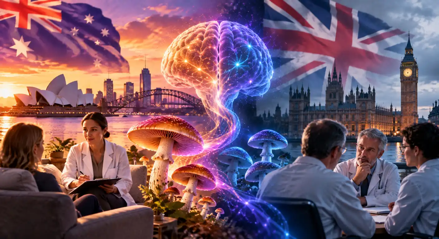 Australia and UK psychedelic therapy research and policy