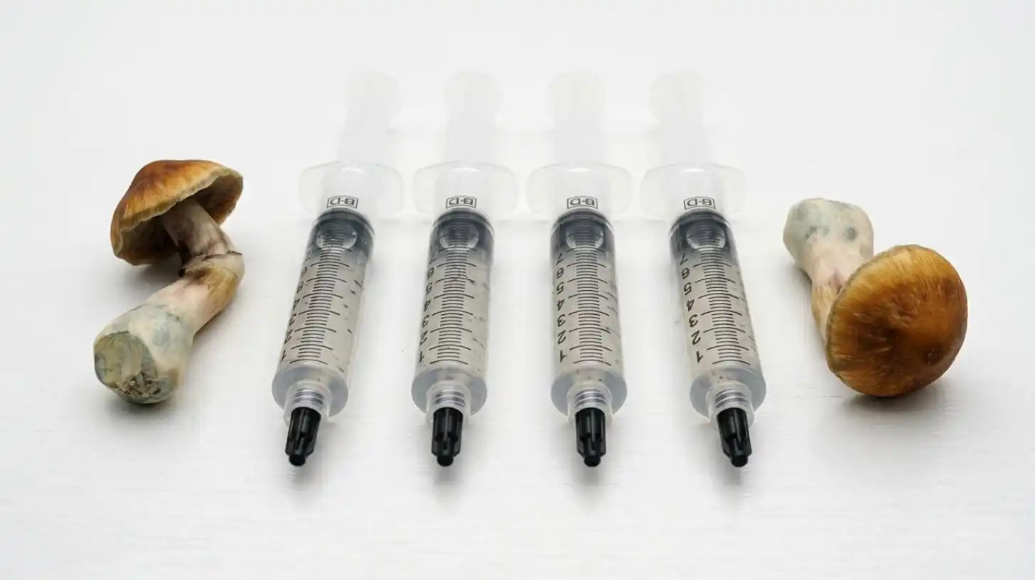 magic mushroom spores UK spore syringe microscopy research guide 2026