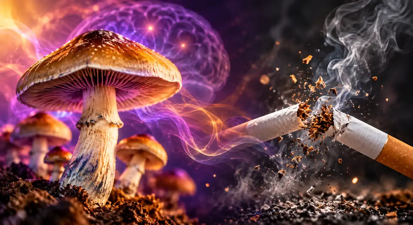 Psilocybin research and smoking cessation study