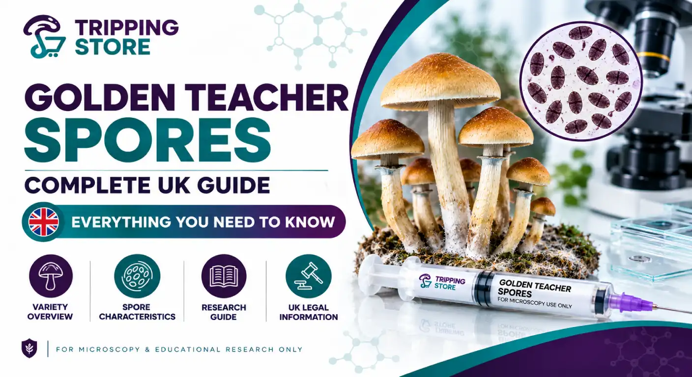Golden Teacher spores complete UK microscopy guide