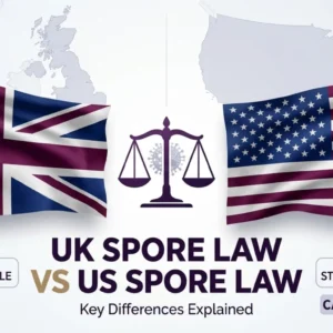 UK spore law vs US spore law key differences