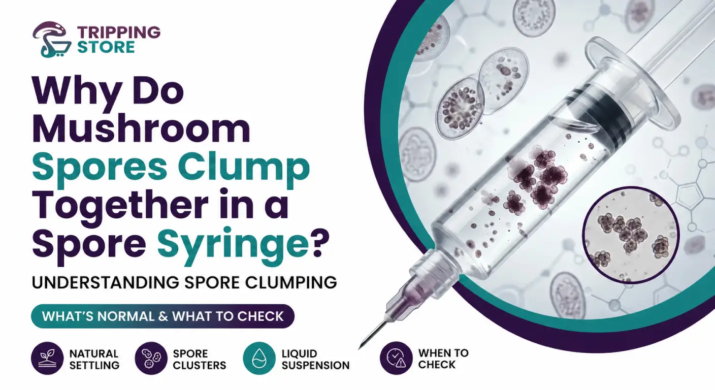 Why Do Mushroom Spores Clump Together