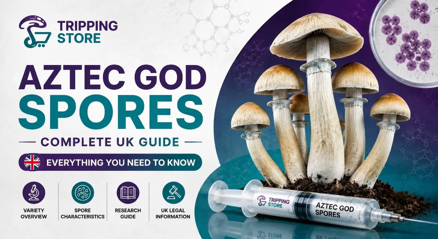 Aztec God spores complete UK microscopy research guide Image title: